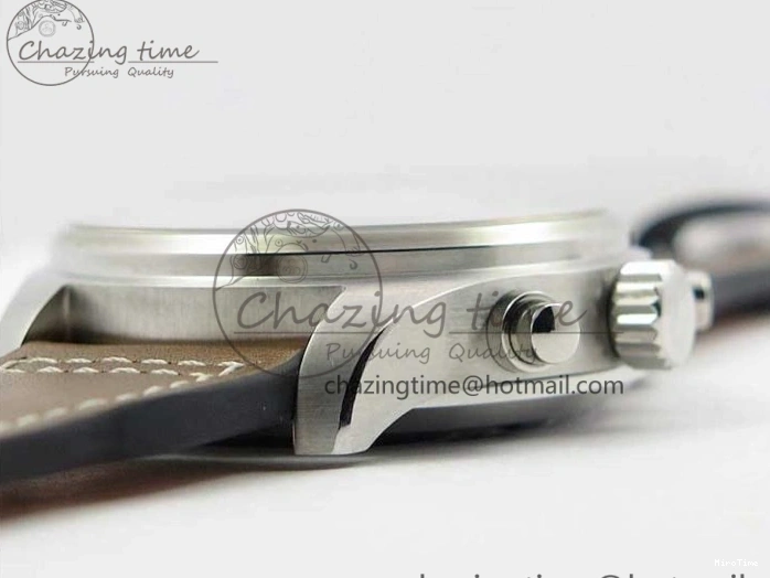 MIROTIME 0414 Pilot Chrono IW377726 ZF 1:1 Best Edition Green Dial on Brown Leather Strap A Trendsetting 7125